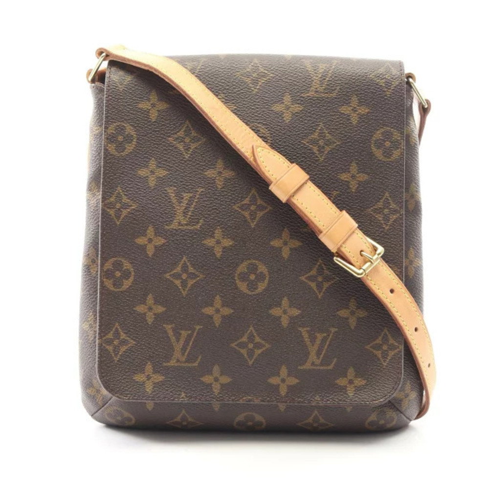 Louis Vuitton Musette Salsa Short Strap Shoulder Bag Canvas Leather Monogram